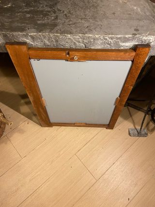Espejo antiguo madera maciza