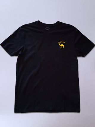 Maglia nera Camel con logo