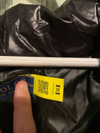 Abrigo Ralph Lauren Negro