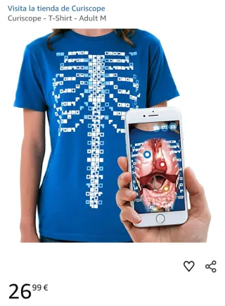 Camiseta Curiscope T-Shirt Talla M