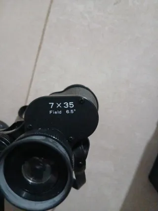 Prismáticos negros con correa super zenith