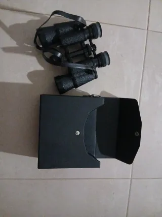 Prismáticos negros con correa super zenith