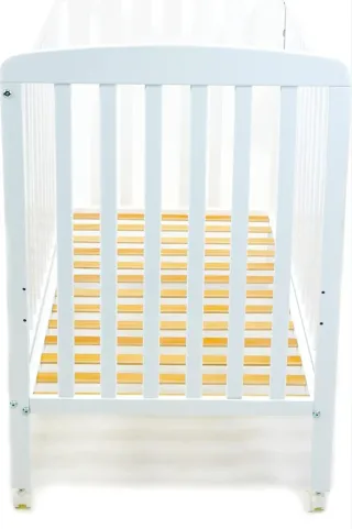 Cuna madera blanca con colchón