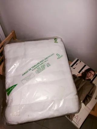 Juego 5 Toallas Algodón Rizo Americano