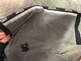 Camiseta SikSilk gris manga corta
