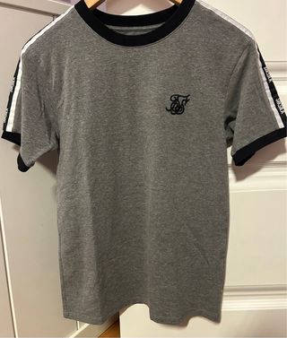 Camiseta SikSilk gris manga corta