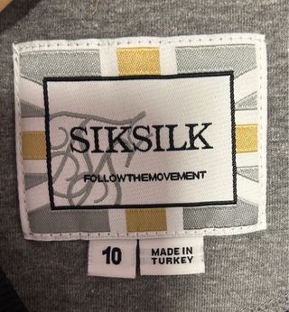 Camiseta SikSilk gris manga corta
