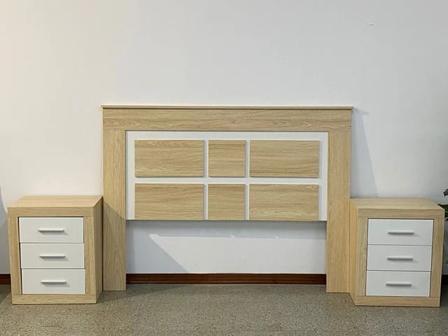 Oferta Pack Cabecero + 2 Mesitas Nuevo Dormitorio