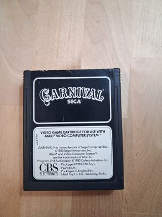 Carnival Sega Atari 2600 Videojuego