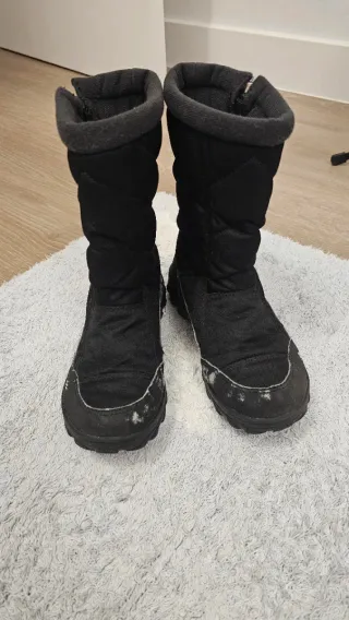 Botas Nieve/Agua Negras Talla 32