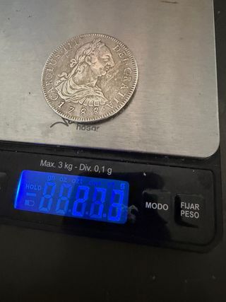 8 Reales Carlos III 1788 Plata
