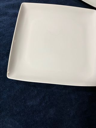 2 Fuentes cuadradas porcelana Vista Alegre