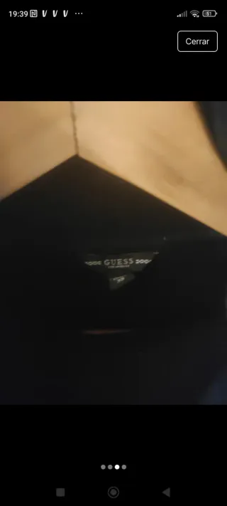 Sudadera Guess Crop Top Negra