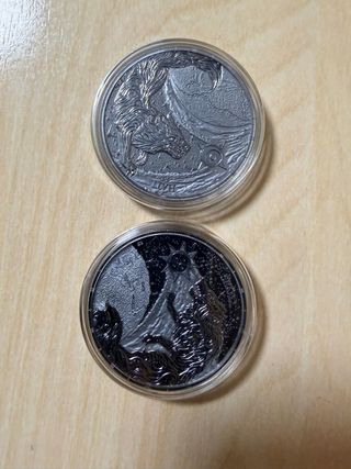 2 oz Plata Skoll y Hati