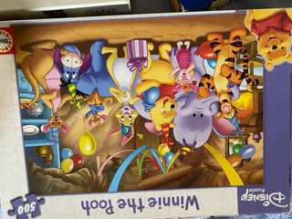 Lote 3 Puzzles Disney y Spiderman