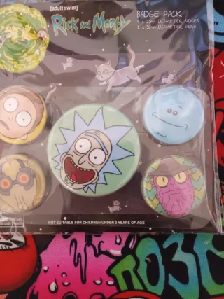 Chapas Rick y Morty Pack