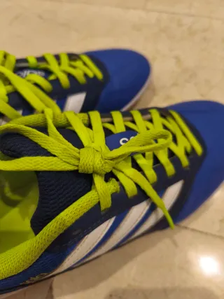 Zapatillas Adidas Fútbol Sala Azul y Verde