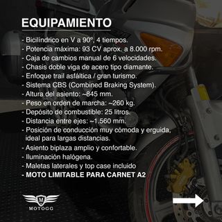HONDA VARADERO XL1000V C-ABS con 1 AÑO DE GARANTÍA