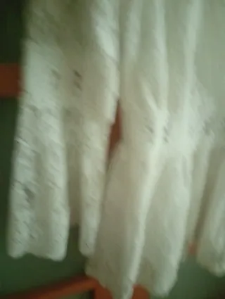 Blusa blanca de encaje