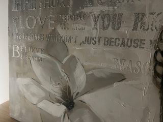 Cuadro Buda Beige y Plateado