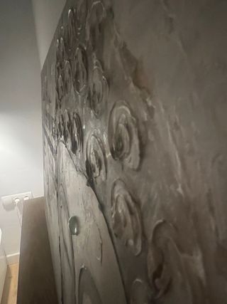 Cuadro Buda Beige y Plateado