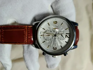 Reloj Massimo Dutti Marrón y Plateado