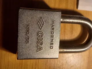 Lucchetto CISA HARDENED Acciaio Made in Italy