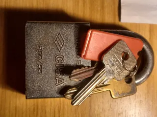 Lucchetto CISA HARDENED Acciaio Made in Italy