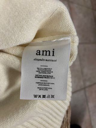 Maglione AMI Paris con cuore glitter