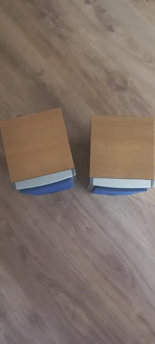 Altavoces Thomson 15W Azul/Plata/Madera