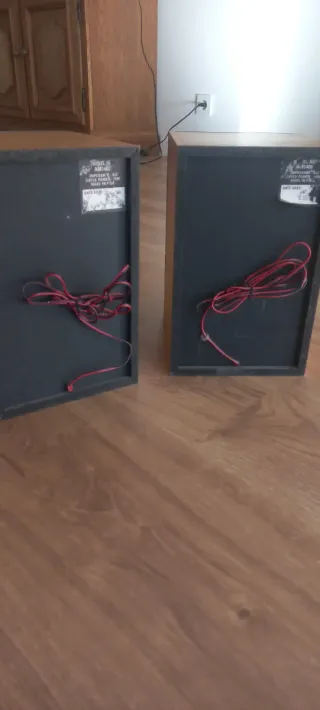 Altavoces Thomson 15W Azul/Plata/Madera