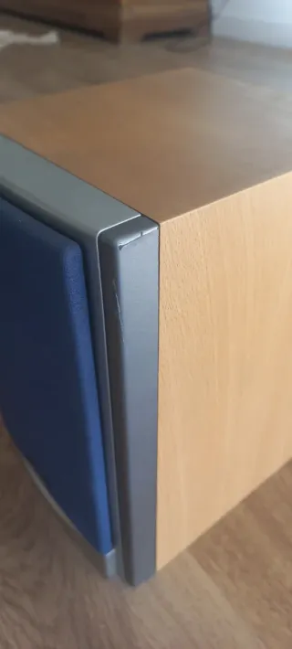 Altavoces Thomson 15W Azul/Plata/Madera