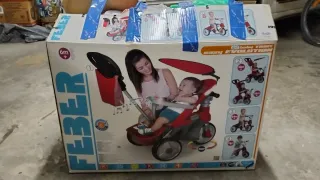 Triciclo infantil rojo