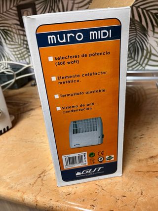Calefactor eléctrico blanco GUT