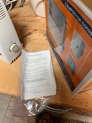 Calefactor eléctrico blanco GUT