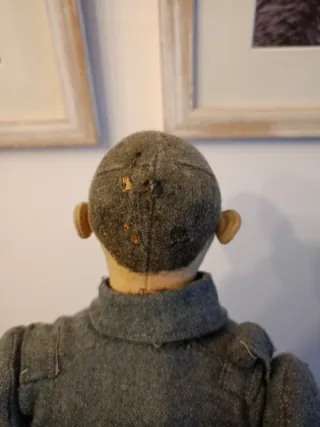 Muñeco Antiguo  Steiff Soldado Francés 1900