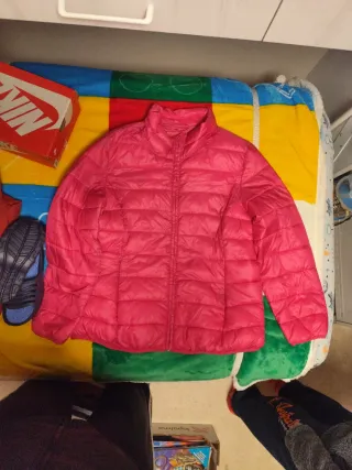 Chaquetón ligero rosa