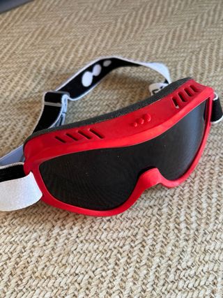 Gafas de esquí infantiles rojas