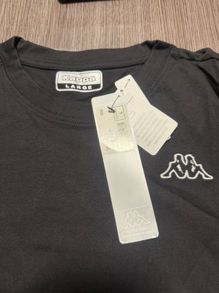 Camiseta Kappa Negra Talla L Slim Fit