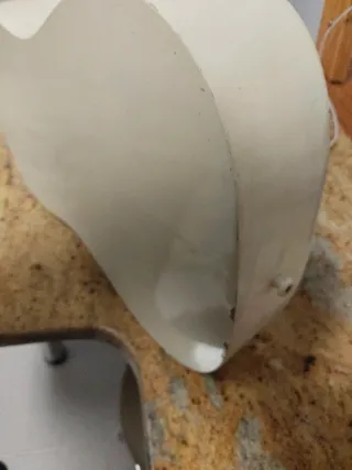 Guitarra blanca decorada 1/2