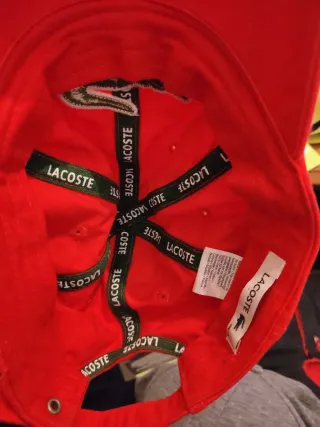 Gorra Lacoste Roja
