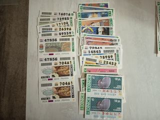 Billetes de Lotería+ONCE+Catalunya+ Quinielas
