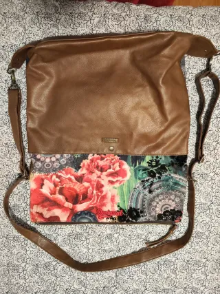 Bolso Desigual Marrón Multicolor
