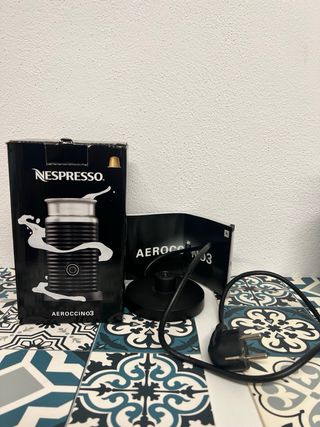 Espumador Nespresso Negro