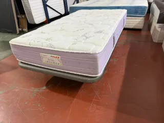 105x190 COLCHÓN FLEX BRISA VISCO + BASE TAPIZADA