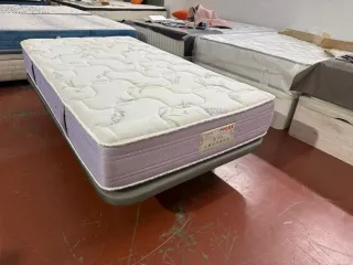 105x190 COLCHÓN FLEX BRISA VISCO + BASE TAPIZADA