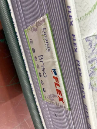 105x190 COLCHÓN FLEX BRISA VISCO + BASE TAPIZADA