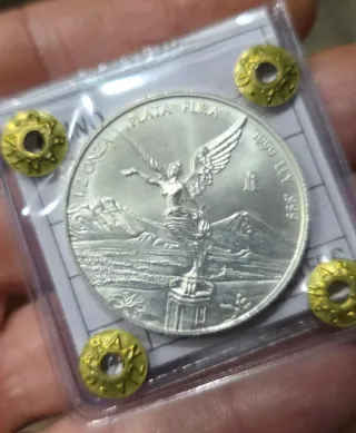 Libertad 1/2 Onza Plata Pura 1999