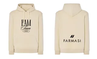 Sudadera Farmasi Beige Personalizada