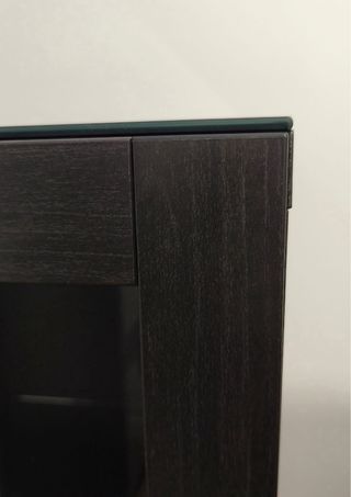 Vitrina Besta 2 puertas Negro Cristal Ikea